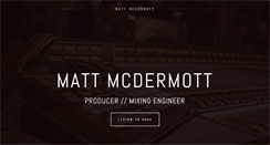 Desktop Screenshot of mattmcdermott.net
